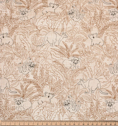 Musselin Australien beige *Ab 50 cm - 0