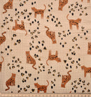 Musselin Leopard beige *Ab 50 cm-3