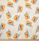 Musselin Apfelsaft creme *Ab 50 cm-3