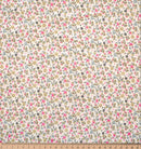 Musselin Streublümchen creme *Ab 50 cm-2