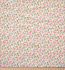 Musselin Streublümchen creme *Ab 50 cm - 0