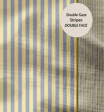 Kaufen 005-jeans-gelb Musselin Doubleface Streifen *Ab 50 cm