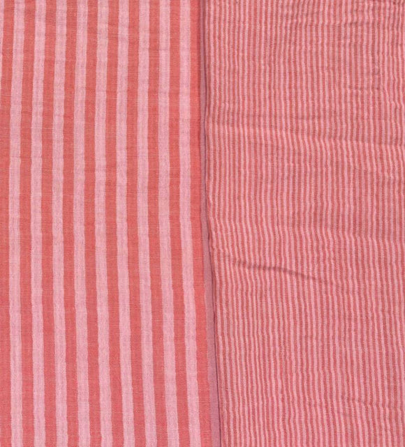 Musselin Doubleface Streifen *Ab 50 cm