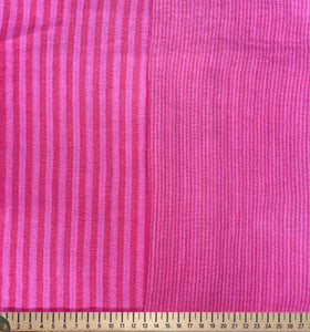Kaufen 117-pink-fuchsia Musselin Doubleface Streifen *Ab 50 cm