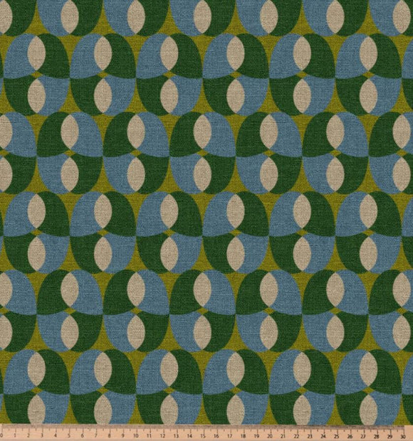 Dekostoff Halbpanama Retro *Ab 50cm