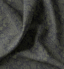 Dekostoff Halbpanama Paisley marine *Ab 50cm-1