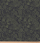 Dekostoff Halbpanama Paisley marine *Ab 50cm-2