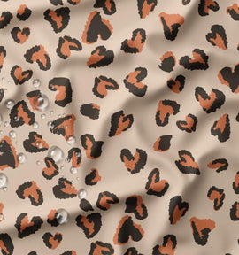 Regenstoff wasserdicht bedruckt Leo *Ab 50cm