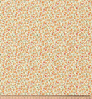 Baumwolle bedruckt kleine Blümchen orange *Ab 50cm-2