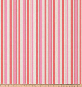 Baumwolle bedruckt Streifen rosa *Ab 50cm - 0