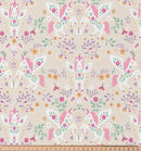 Baumwolle bedruckt Einhorn auf beige *Ab 50cm-2