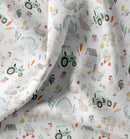 Baumwolle Digitaldruck Bauernhof *Ab 50cm-1