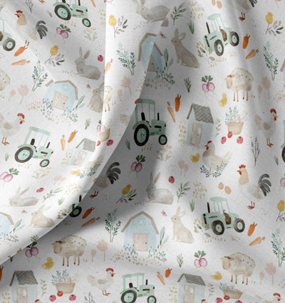 Baumwolle Digitaldruck Bauernhof *Ab 50cm