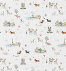 Baumwolle Digitaldruck Hunde Paris *Ab 50cm-2