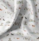 Baumwolle Digitaldruck Hunde Paris *Ab 50cm-1