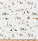 Baumwolle Digitaldruck Hunde Paris *Ab 50cm-3