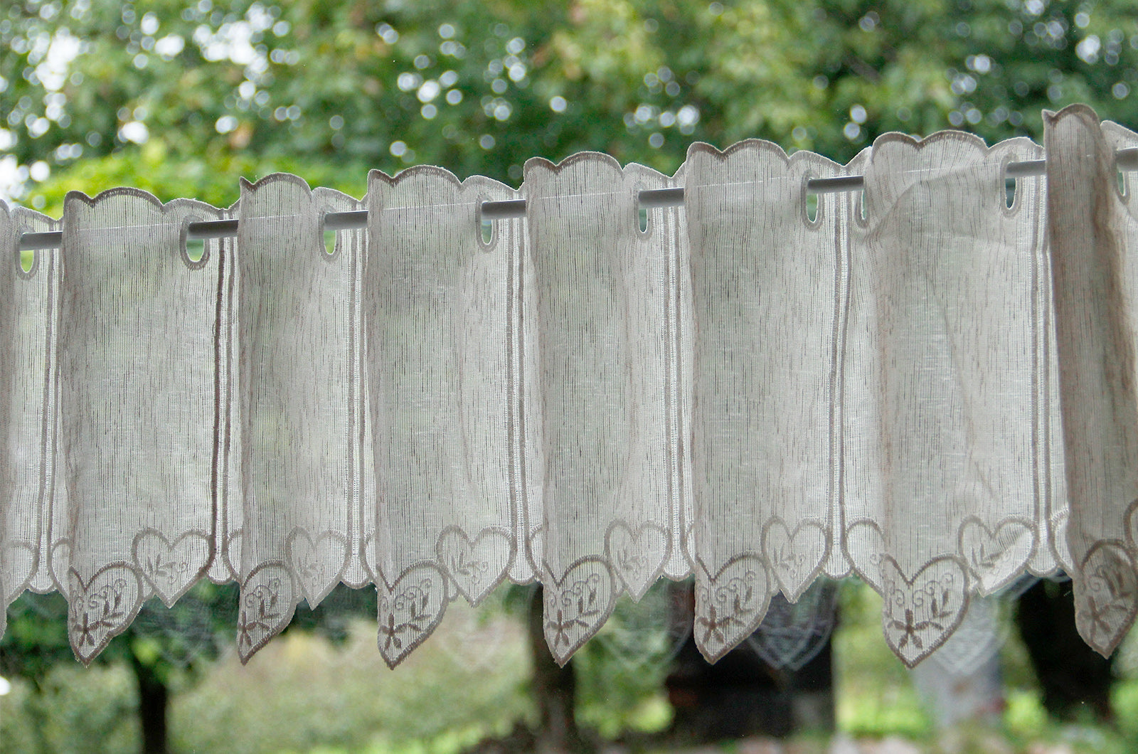 Curtain fabric cheese linen sold by the meter *From 15.5cm repeat