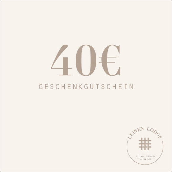 Chèque Cadeau Linen Lodge