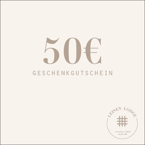 Chèque Cadeau Linen Lodge