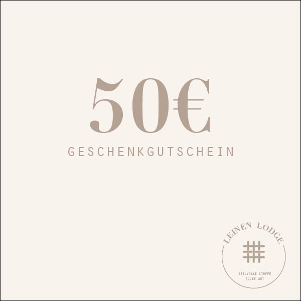 Leinen Lodge Geschenkgutschein