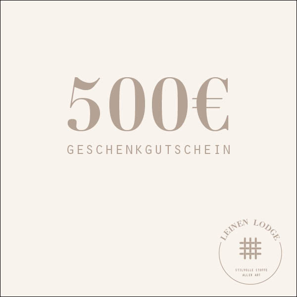 Leinen Lodge Geschenkgutschein