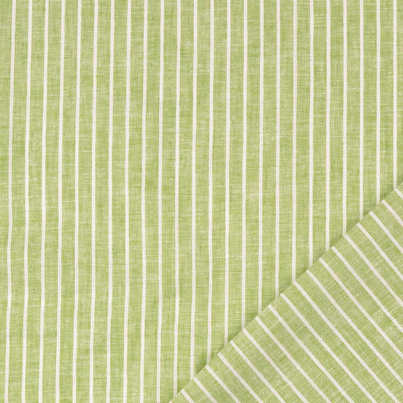 Rayures à motifs demi lin * A partir de 50 cm