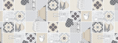 Kaufen 002-kuchenkacheln-beige Wachstuch Stoff Meterware &amp; Rollenware *Ab 50cm