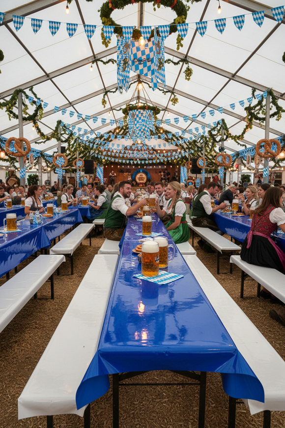 Lackfolie Meterware einlagig für Biertische *65cm breit