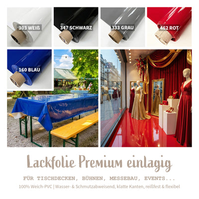 Lackfolie Premium Meterware einlagig
