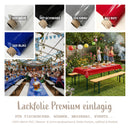 Lackfolie Meterware einlagig für Biertische *65cm breit-1