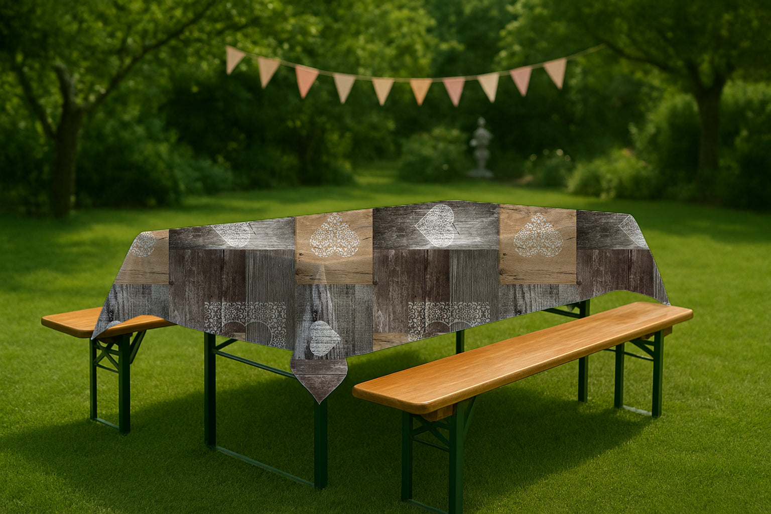 Acheter 004-herzen-auf-holz Wachstuch Stoff Meterware &amp; Rollenware *Ab 50cm