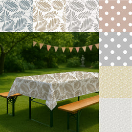 Acheter 053-palmblatter-beige Wachstuch Stoff Meterware &amp; Rollenware *Ab 50cm