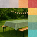 Wachstuch Tischdecken für Biergarnitur|  uni meliert-6