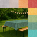 Wachstuch Tischdecken für Biergarnitur|  uni meliert-8