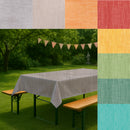 Wachstuch Tischdecken für Biergarnitur|  uni meliert-22