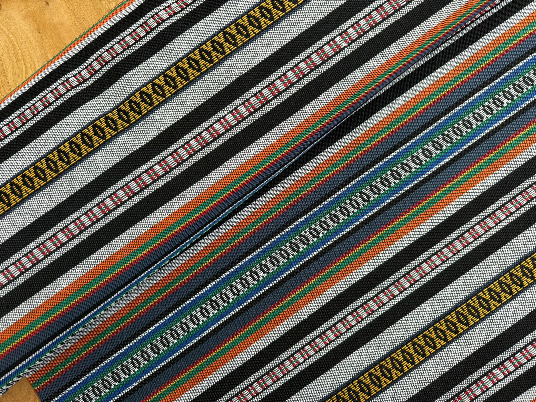 Acheter 053-weiss-bunt Jacquard Streifen *Ab 50 cm