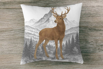 Samt Panele bedruckt für Kissen 45 x 45 cm - 0