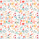 Tissu nappe - Fleurs colorées * A partir de 50 cm-2