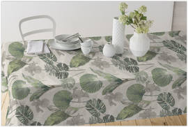 Tissu pour nappe - feuilles de palmier *A partir de 50 cm