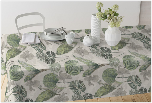 Tissu pour nappe - feuilles de palmier *A partir de 50 cm