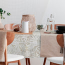 Tissu nappe - Beige tropical *A partir de 50 cm-1