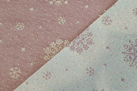 Kaufen 54-006-015-flocken-rot Jacquard beschichtet | Wasserabweisend *Ab 50cm