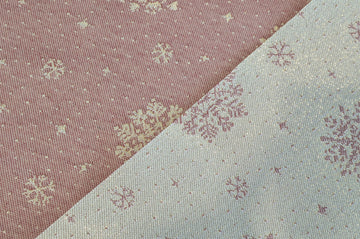 Kaufen 54-006-015-flocken-rot Jacquard beschichtet | Wasserabweisend *Ab 50cm