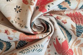 Decorative fabric Flowers oriental *From 50cm - 0
