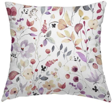 Dekostoff Halbpanama wilde Blumen *Ab 50cm - 0