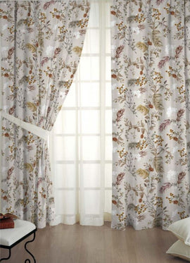 Decorative fabric Half-Panama Autumn Shrubs *From 50cm - 0