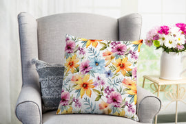 Decorative Fabric Half Panama Summer Flowers *From 50cm - 0