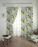 Dekostoff Halbpanama Palmblätter *Ab 50cm-3