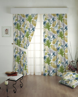 Decorative fabric half-Panama palm leaves *From 50cm - 0