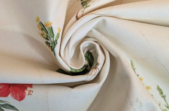 Dekostoff Halbpanama Kräuter *Ab 50cm